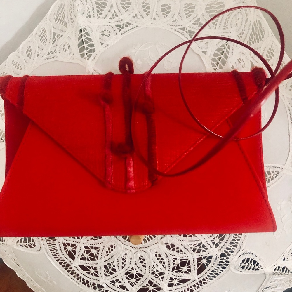 Red  Crossbody Handbag